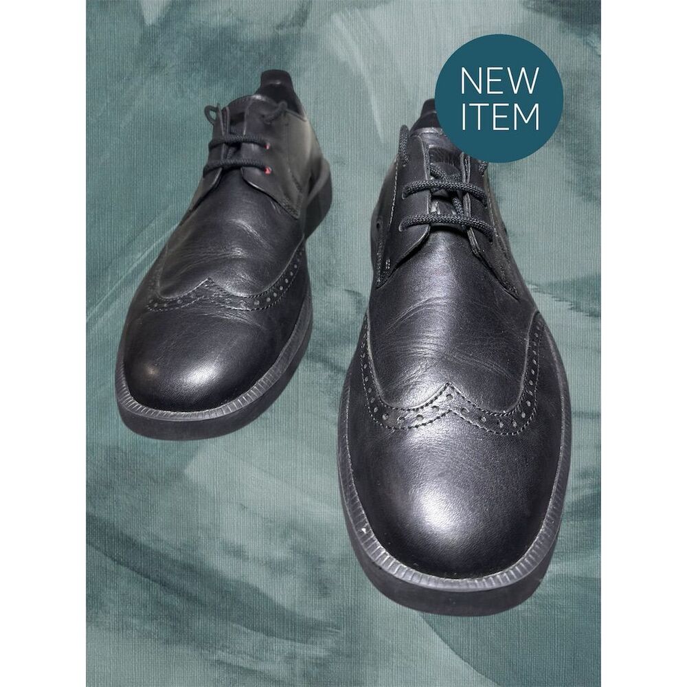 CAMPER Men's Black Wingtip Oxford Brogue Dress Shoes Size 10